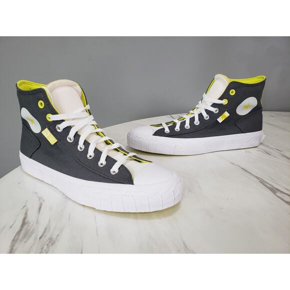 Converse All-Star Edge Glow Sneaker Grey/White Men's 10.5 Far From Chuck Taylor - Picture 1 of 8